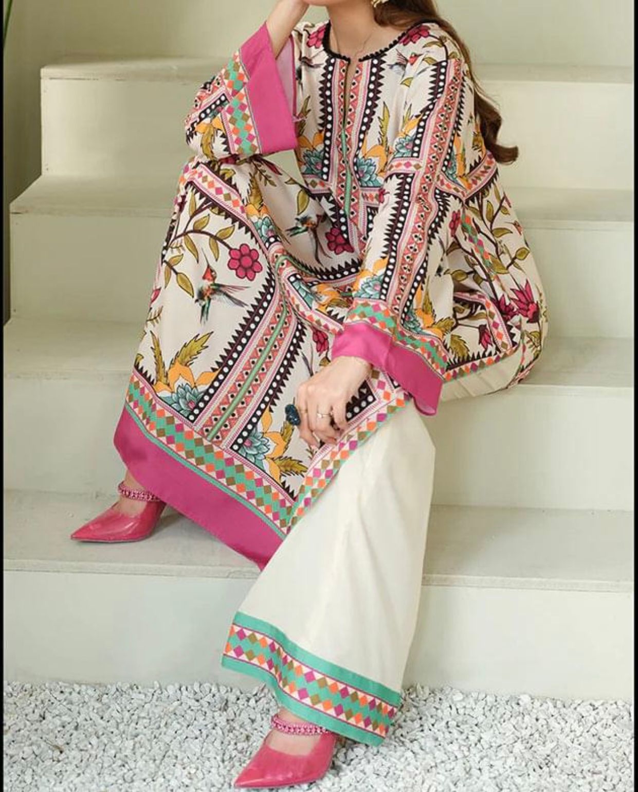 3 PC SUMMER SILK DIGITAL PRINTED - IP0018
