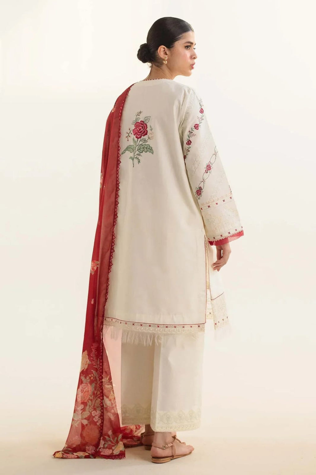 3 PC SUMMER EMBROIDERED LAWN - IE0011