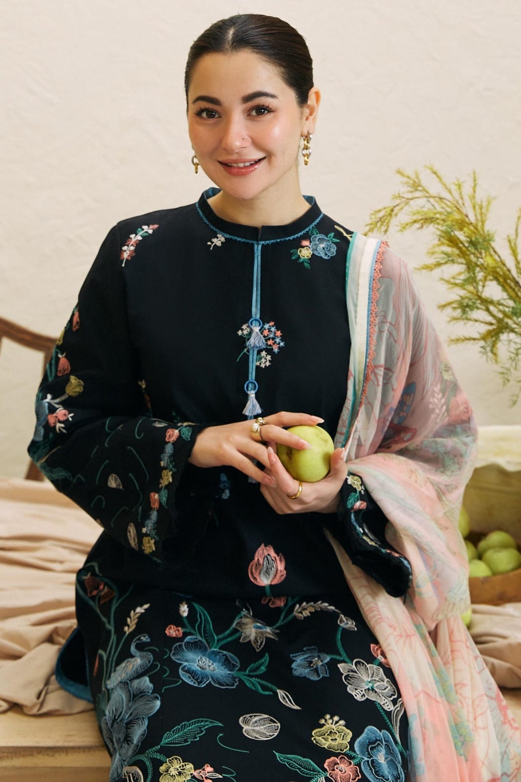 3 PC SUMMER EMBROIDERED LAWN - IE007