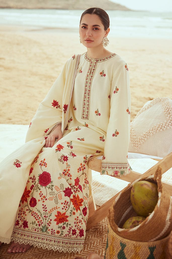 3 PC SUMMER EMBROIDERED LAWN - IE0010