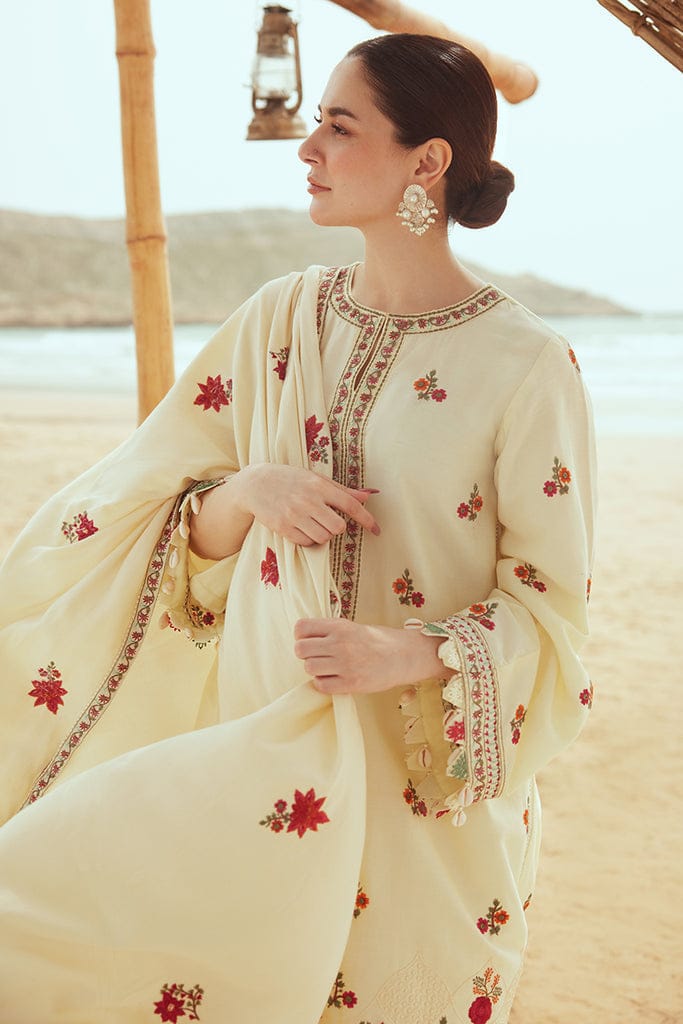 3 PC SUMMER EMBROIDERED LAWN - IE0010