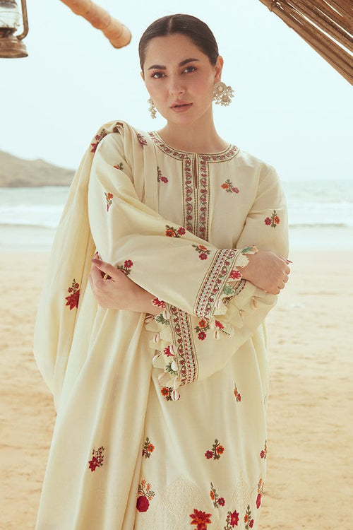 3 PC SUMMER EMBROIDERED LAWN - IE0010