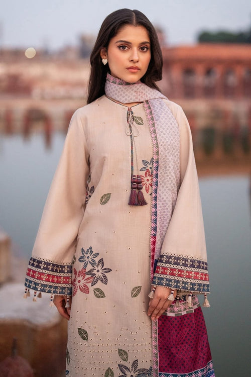 3 PC SUMMER EMBROIDERED LAWN - IE001