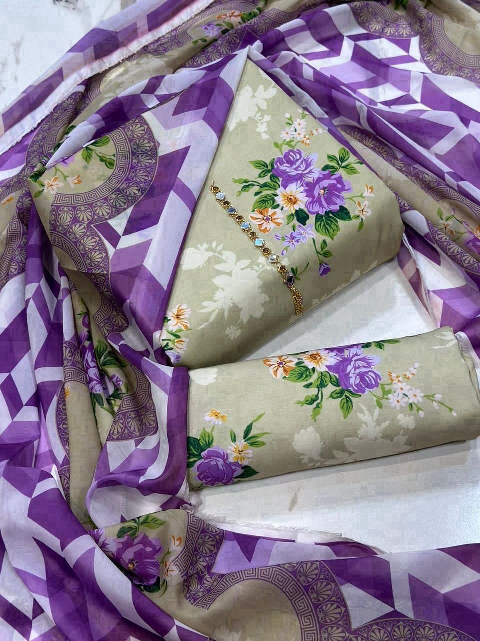 3 PCS SWISS LAWN DIGITAL PRINTED - IW004