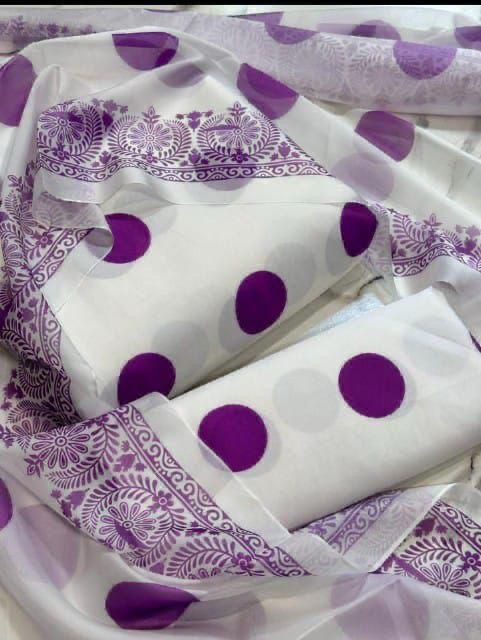 3 PCS SWISS LAWN DIGITAL PRINTED - IW0011
