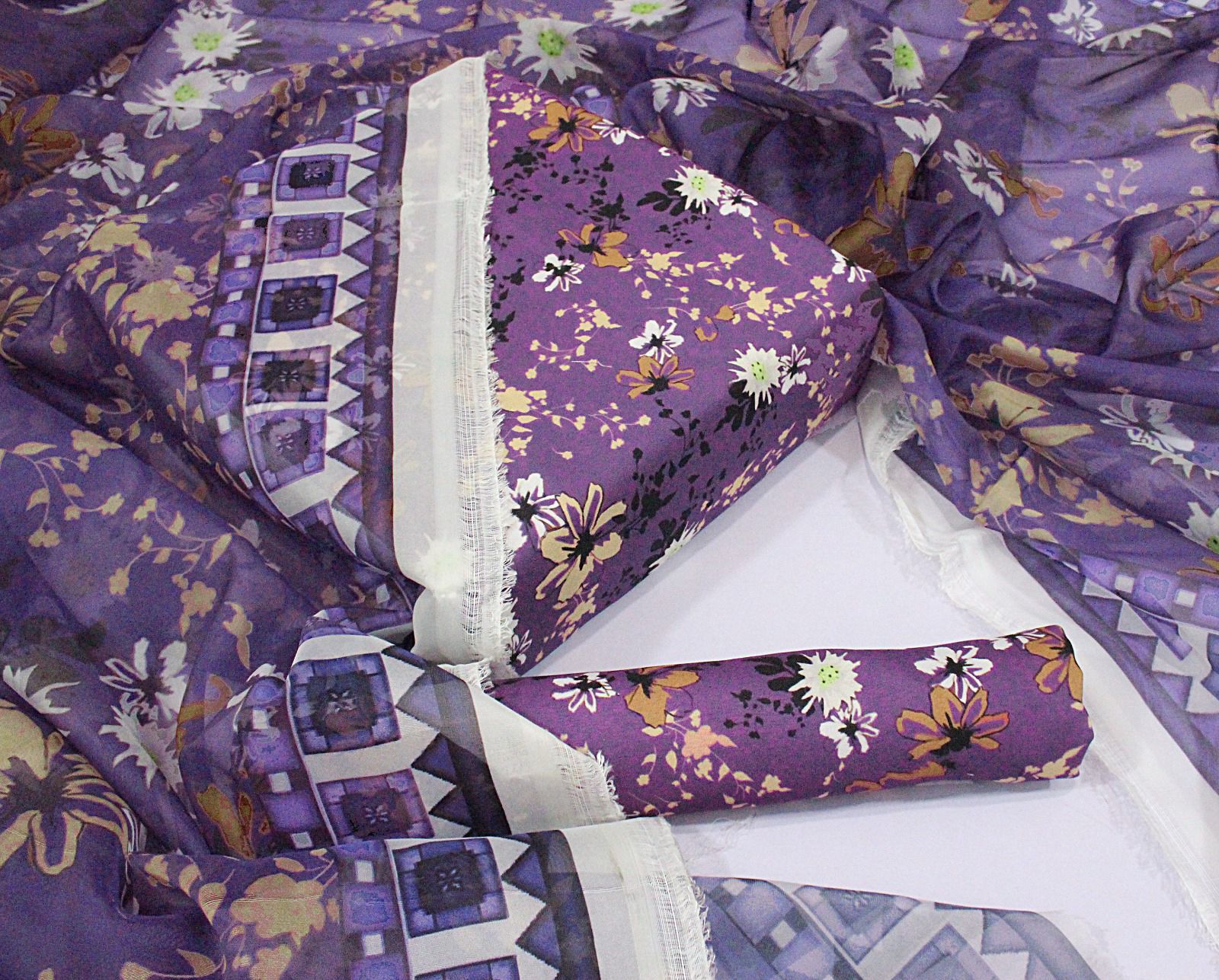 3 PCS SWISS LAWN DIGITAL PRINTED - IW0018