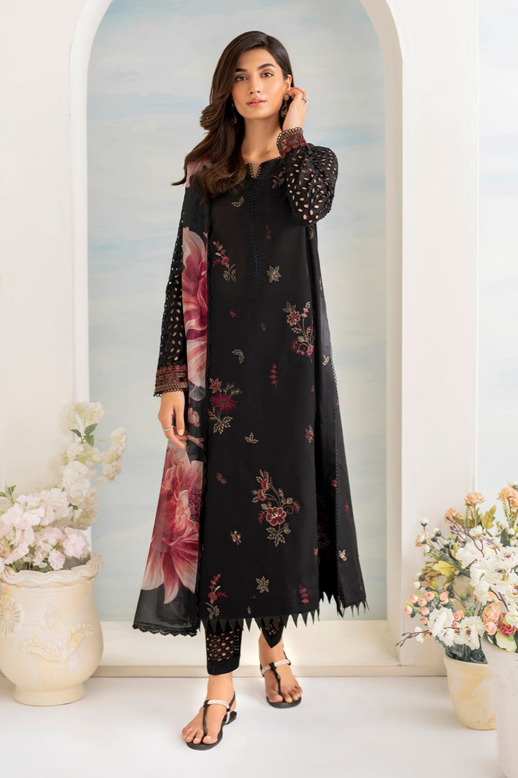 3PC WINTER EMBROIDERED DHANAK - WE002