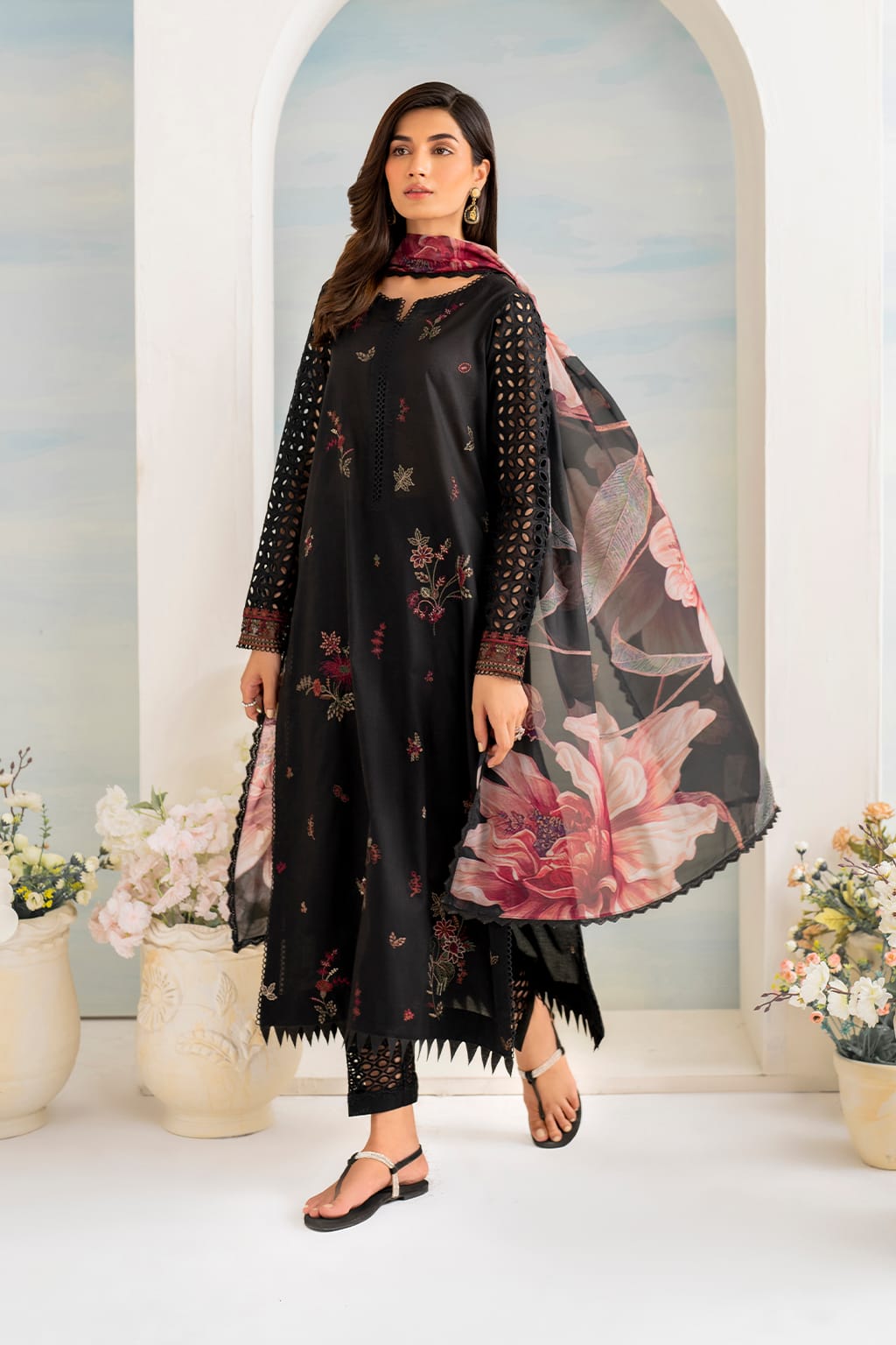 3PC WINTER EMBROIDERED DHANAK - WE002