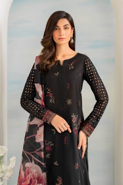 3PC WINTER EMBROIDERED DHANAK - WE002