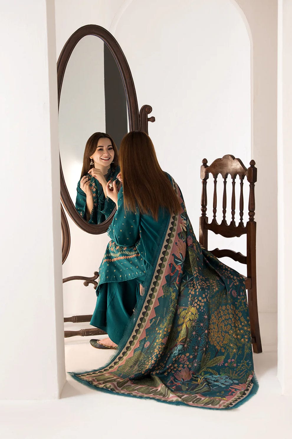 3PC WINTER EMBROIDERED DHANAK - WE007